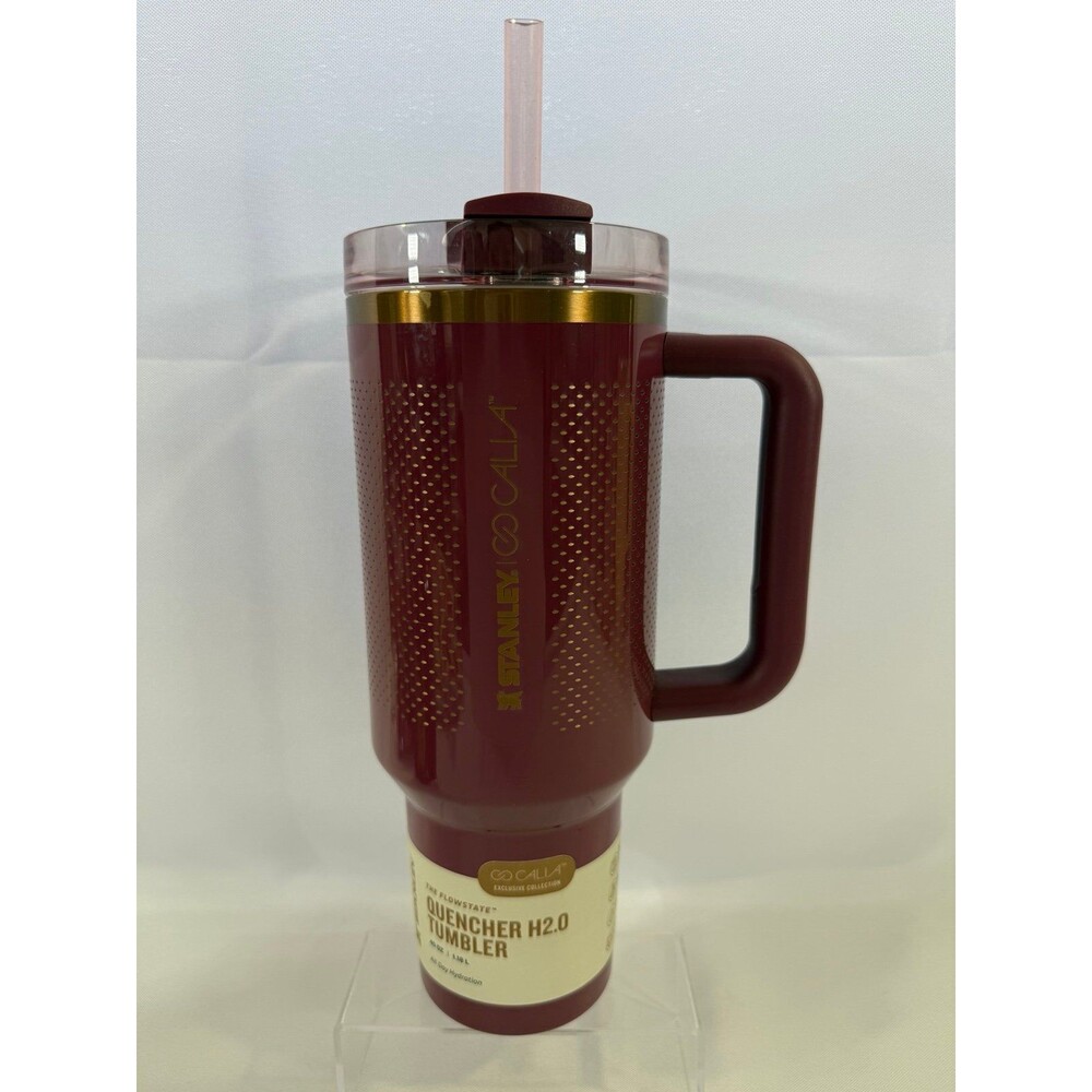 STANLEY × CALIA EXCLUSIVE 40oz FlowState Quencher H2.0Tumbler Red Nectar